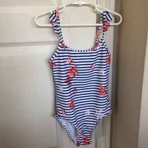 NWT-Little Girls Lspace suit in Floral Bay-size 6